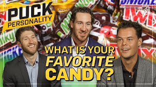 What is your favorite candy  Puck Personality  NHL [upl. by Kcirevam270]