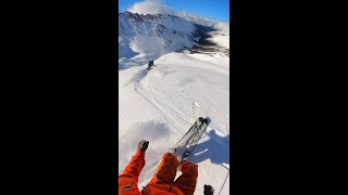 Just Pure Joy on Ski Day 200 of the Season Wednesday in Patagonia [upl. by Gabi]