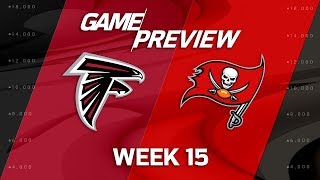 Atlanta Falcons vs Tampa Bay Buccaneers  NFL Week 15 Game Preview  NFL Playbook [upl. by Asare]