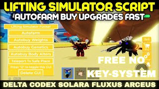 🎃X2 EVENT👻💪🏻Lifting Simulator Script Pastebin AutoFarm Fast AutoBuy Upgrades Free No Keys✨ [upl. by Coad]