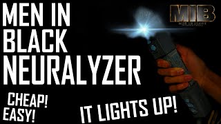 How to Make The MEN IN BLACK NEURALYZER  Cheap and Easy LightUp Build [upl. by Nosniv60]