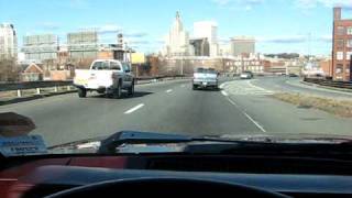 Crossing over the Old 195 Bridge in RI [upl. by Reinertson585]