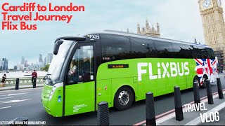 Budget Travel Cardiff to London on FlixBus  Europes Cheapest Bus Service [upl. by Daly787]