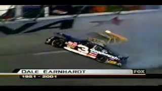 Dale Earnhardts Fatal Crash Daytona 2001 [upl. by Shirberg773]