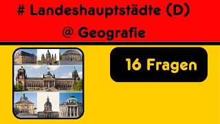 QuizMit Landeshauptstädte  Deutschland Quiz [upl. by Aisila]