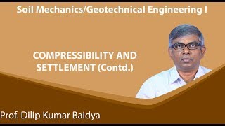 Lecture 45 Compressibility and Settlement Contd [upl. by Feledy]