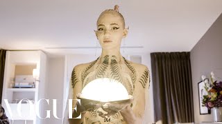 Grimes Gets Ready for the Met Gala  Vogue [upl. by Dyraj986]