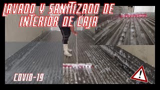 ☢SANITIZACIÓN de una CAJA de CARGA☣ [upl. by Ahasuerus]