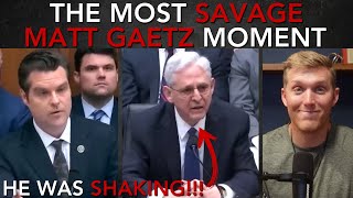 The Moment Trump AG Matt Gaetz BROKE Merrick Garland [upl. by Hannibal]