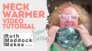 Make a Neck Warmer Sewing Tutorial Quick and Easy [upl. by Perle152]