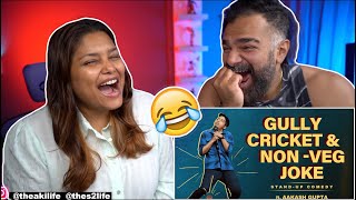 Non Veg Joke amp Gully Cricket  Aakash Gupta  Standup Comedy Reaction [upl. by Dugald793]