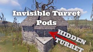 RUST  The Most INSANE Invisible Turret Pods New 2024 [upl. by Yoral470]