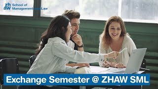 Exchange Semester  ZHAW SML  Get Ready for Your Swiss Experience [upl. by Vtehsta]