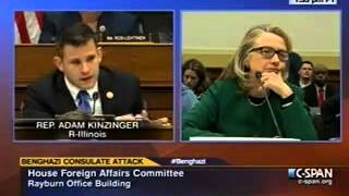 Rep Kinzinger questions Sec Clinton about the attack on the US consulate in Benghazi [upl. by Matty58]