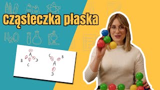 CZĄSTECZKA PŁASKA tetraedr czy piramida trygonalna  Hybrydyzacja atomu centralnego [upl. by Gladi]