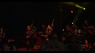 Red Hot Chili Pipers  Dont Stop Believing  Hebridean Celtic Festival in Stornoway Scotland [upl. by Anai]