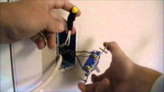 how to wire an outlet off of a switch [upl. by Neelyhtak]