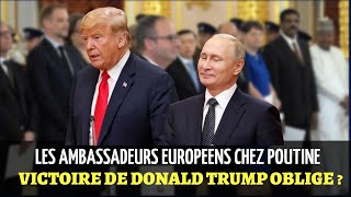 URGENT🚨 Poutine reçoit les ambassadeurs Européens après la victoire de Donald Trump ‼️ [upl. by Zinnes]