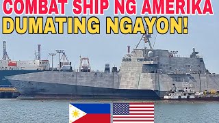 COMBAT SHIP NG AMERIKA DUMATING NA [upl. by Olag]