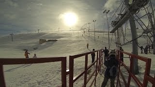 Skiing at Popova Sapka Macedonia [upl. by Aruasor939]