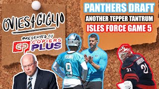 Panthers had decent NFL Draft despite another Tepper Tantrum  Canes faceoff woes vs Isles  OG183 [upl. by Feldt]