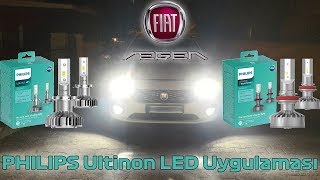 Fiat Egea Mirror Philips Ultinon LED Far Uygulaması [upl. by Ardek]