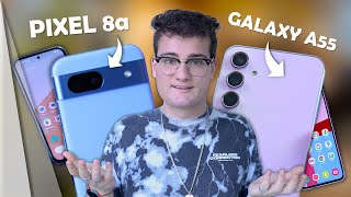 Mittelklasse Android Google Pixel 8a vs Samsung Galaxy A55 [upl. by Ailes]