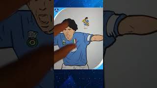 Fantastico fumetto che ritrae i passaggi più importanti della carriera di Diego Armando Maradona [upl. by Arimat729]