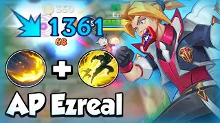 AP EZREAL MID GAMEPLAY FEAT ELEMENTAL DRAGON  BUILD amp RUNES  WILD RIFT [upl. by Pickering764]