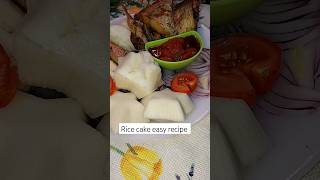 Rice cake easy recipe shortsafrica [upl. by Anerda]