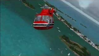 FS2004  Sikorsky S76 from Juliana to Saba [upl. by Evaleen]