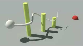 Vine grow effect  3DS MAX [upl. by Hairas]