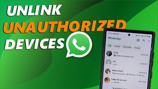 How To Unlink Unknown Devices From WhatsApp Account [upl. by Cyd]