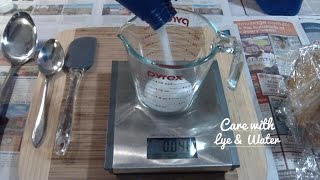 Soap Making 101  Care with Lye [upl. by Cocks341]