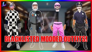 NEW HOW TO WEAR BLACKLISTED MODDED OUTFITS IN GTA 5 ONLINE Checker Outfits Invis Outfits etc [upl. by Bethesda73]