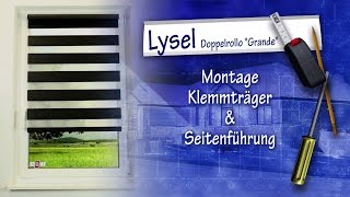 LYSEL quotGrandequot Doppelrollo ohne Bohren amp mit Pendelsicherung befestigen [upl. by Ifen]