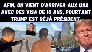 Lobtention de visa 🇺🇸 devient facile  on est arrivé à Chicago pourtant Trump est déjà président [upl. by Hultin3]