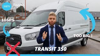 Ford Transit Van leader 350 LWB are they any good Van review comparison 2020 [upl. by Nyllewell]