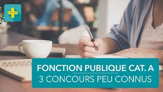 3 concours de la fonction publique méconnus [upl. by Comstock]