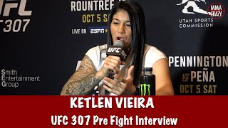 Ketlen Vieira rips “DOGS A HOLE” Julianna Pena ’She needs to worry about her life” [upl. by Susejedesoj]