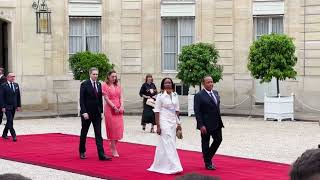 From Suits to Traditional Attire World Leaders Dress Code at Macrons Ceremony macron leader [upl. by Castor]