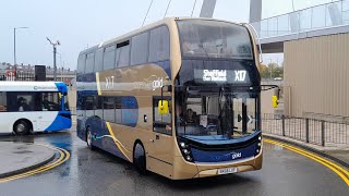 Motorway Thrash 11118 SK68 LUF ADL E400MMC on the X17  Stagecoach Yorkshire [upl. by Efioa]