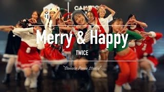 hana Choreography  TWICE  Merry amp Happy [upl. by Annayd]