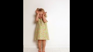 How to sew a girls Pinafore Dress to support your sewing success [upl. by Kursh]