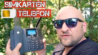 Festnetztelefon mit Simkarte Rentnerhandy Seniorentelefon [upl. by Ichabod]