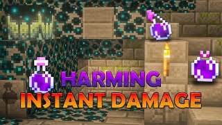 Potion of Harming FULL GUIDE How To Make a Potion of Instant Damage in Minecraft [upl. by Aerdnael]