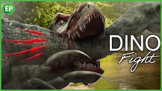 Dinosaur fight Tarbosaurus vs Therizinosaurus  Learn about dinosaurs  Dino battle  the Dinosaur [upl. by Humpage]