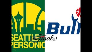 1979 NBA Finals Game 5  Seattle Supersonics vs Washington Bullets [upl. by Erlond]