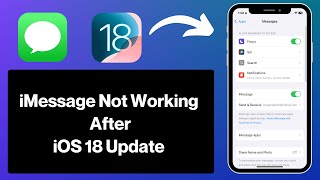 iMessage Not Working After iOS 18 Update  Troubleshooting [upl. by Mays506]