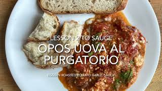 OPOS Uova al Purgatorio Italian Eggs in fiery tomato sauce [upl. by Remoh722]